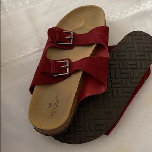 American Eagle cranberry slides